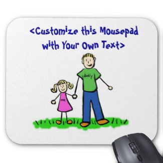 Daddy's Little Girl Mousepad (Blond)