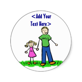 Daddy's Little Girl Sticker (Blond)