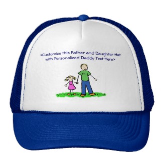 Daddy's Little Girl Custom Cap or Hat (Blond)