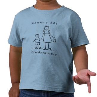 Mommy's Little Boy - Mother & Son Custom T-Shirt