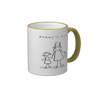 Mommy's Girl Drawing Mug or Cup