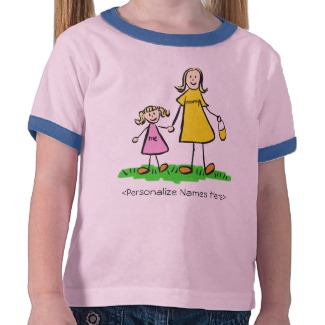 Mommy & Me - Mother and Daughter Blonde T-Shirt