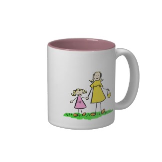 Mommy & Me Blond Little Girl Mug