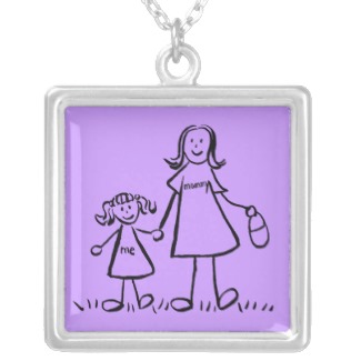Mommy and Me Necklace Charm