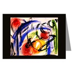 Space Travel Abstract Card