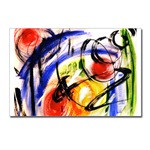 Space Travel Abstract Postcard