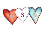 USA Hearts