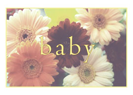 Daisy Baby Announcement
