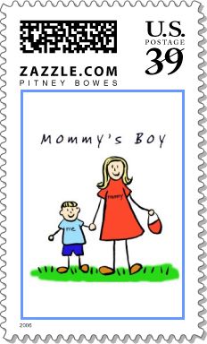 Mommy's Boy Stamp