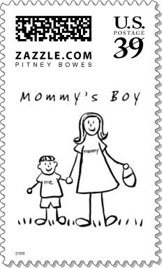 Mommy's Boy Stamp