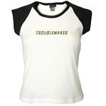 Troublemaker Black Cap T-shirt