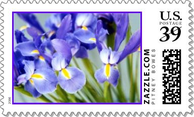 Spring Iris Stamp