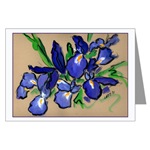 Waterfalls Irises Card