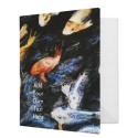 Swimming Koi Fish Notebook Binder