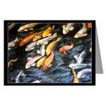 Michelle's Koi Fish Card