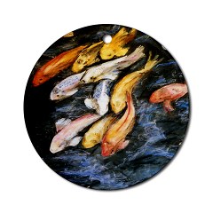 Swimming Koi Fish Ornament