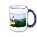 Edgartown Lighthouse Mug (Painting Only- Zazzle)