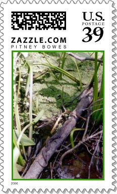 Snake Sunbath Stamp