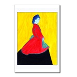 Blue Woman Postcard