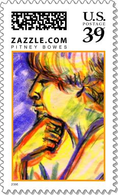 The Thinker Stamp