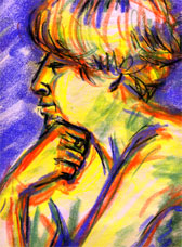 The Thinker Drawing