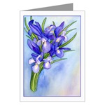 Iris Bouquet Card