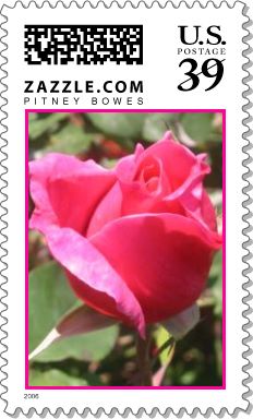 Pink Rose Stamp