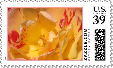 Yellow Rose Stamp