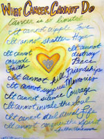 Cancer Cannot Blue & Gold