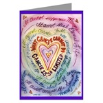 Cancer Cannot Rainbow Heart Card