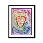 Cancer Cannot Rainbow Heart Panel Print