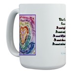 Cancer Cannot Rainbow Heart Mug