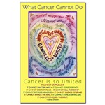 Cancer Cannot Rainbow Heart Mini Poster