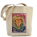 Cancer Cannot Rainbow Heart Tote Bag