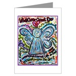 Colorful Cancer Angel Card