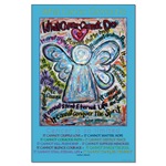 Colorful Cancer Angel Poster