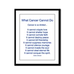 What Cancer Cannot Do Panel Print