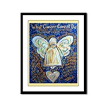 Blue & Gold Cancer Angel Panel Print