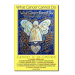Blue & Gold Cancer Angel Postcard