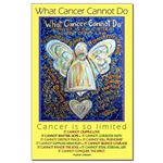Blue & Gold Cancer Angel Mini Poster