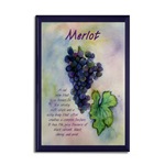 Merlot Wine Magnet