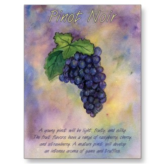 Pinot Noir Wine Grapes Art Painting