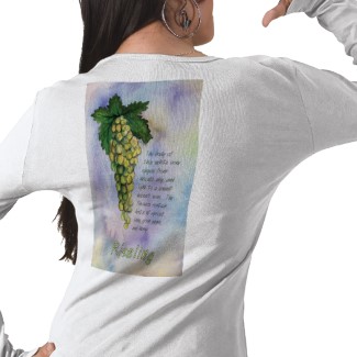 Riesling Wine Grapes T-Shirt shirt
