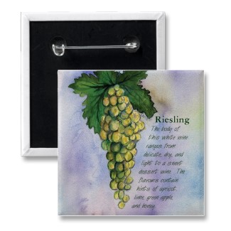Riesling Wine Grapes Button button