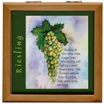 Riesling Wine Tile Box